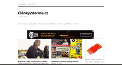 Desktop Screenshot of clankyzdarma.cz